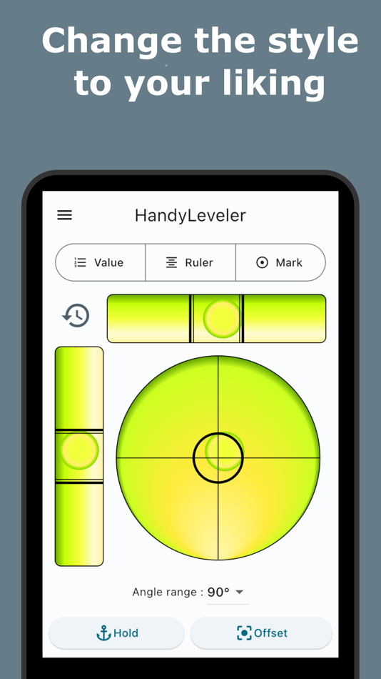 #3. Handy Leveler (iOS) 由: Toshiya Hondo