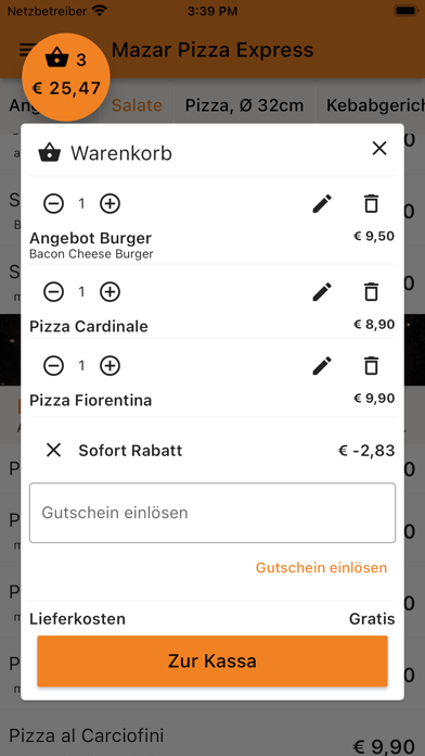 Screenshot #3 pour Mazar Pizza Express