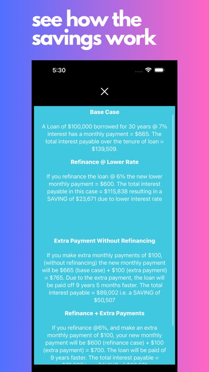 Mortgage Refinance Calculator screenshot-9