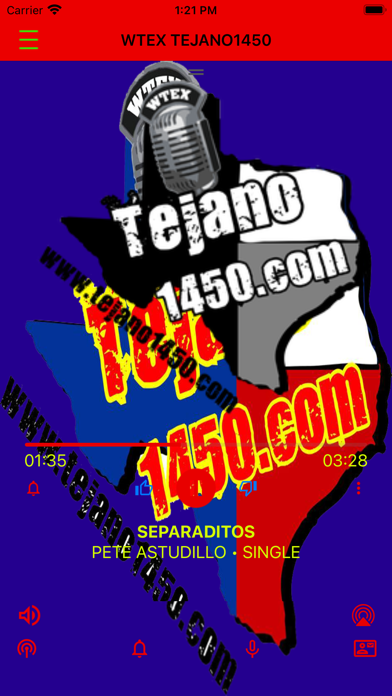 WTEX Tejano1450 Screenshot