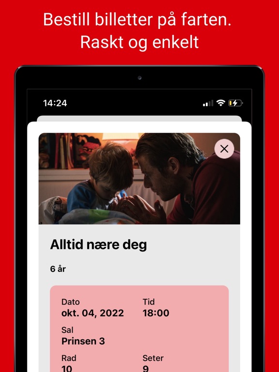 Trondheim Kimen Steinkjer kino iPad screenshot 4 - Entertainment app
