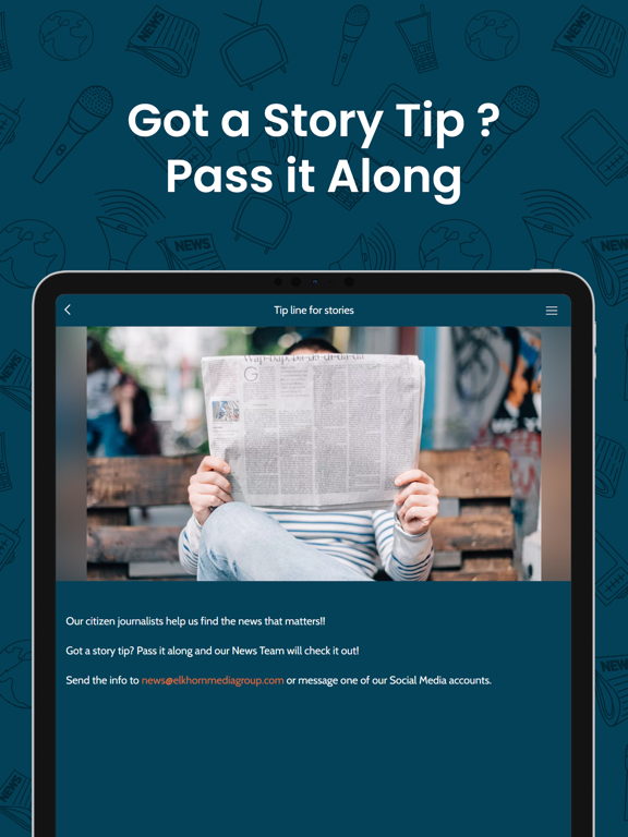 Elkhorn Mobile App iPad screenshot 4 - News app