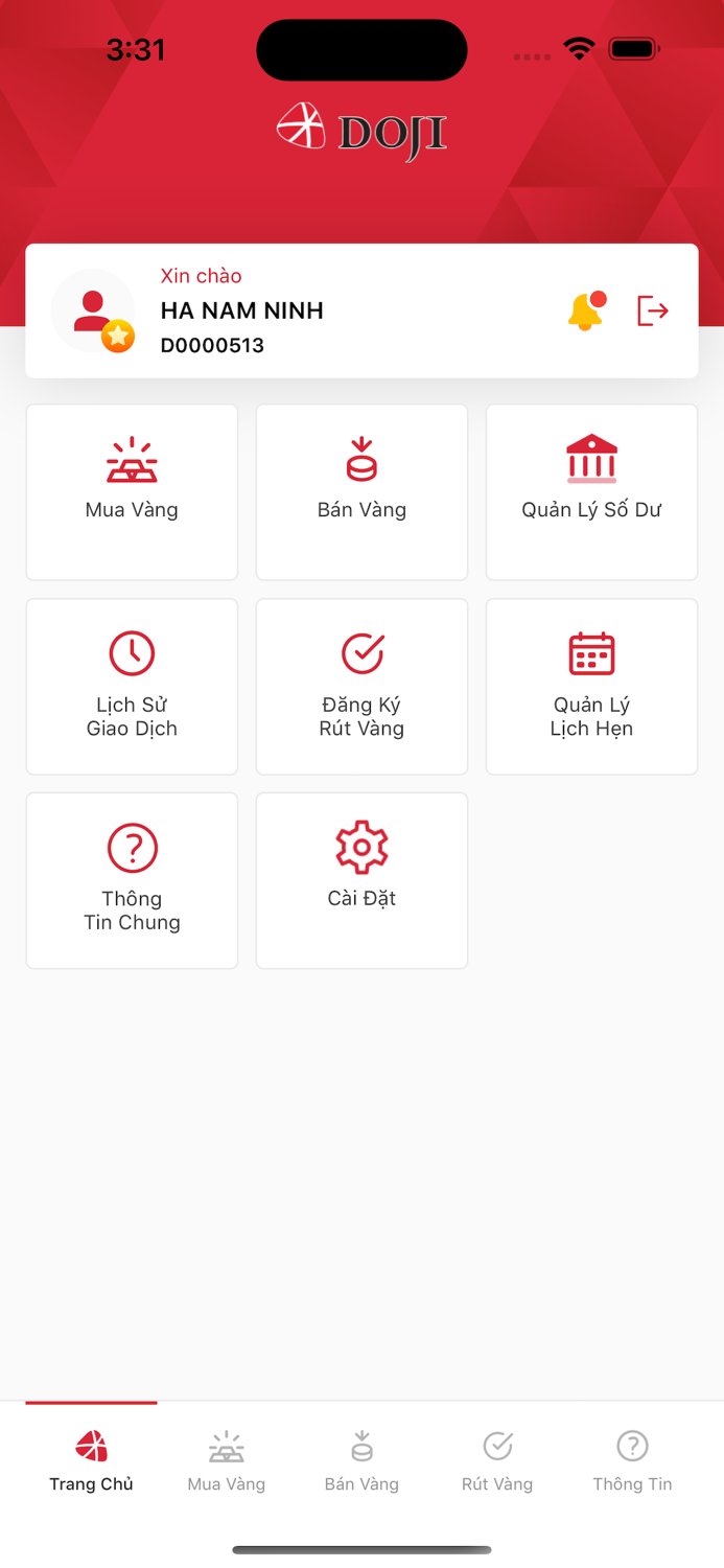 eGold – Vàng vật chất online