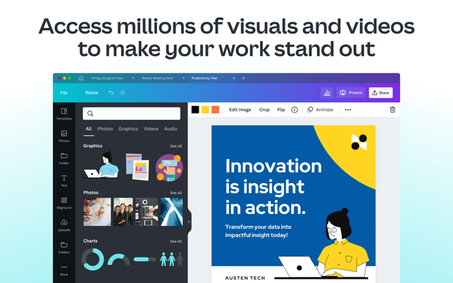 ‎Canva: Design, Photo & Video Screenshot