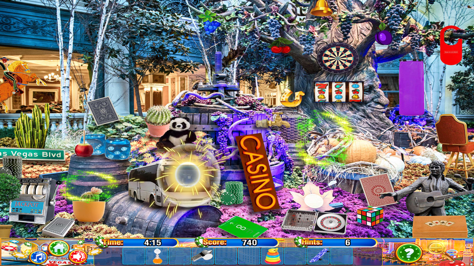 #10. Hidden Objects Las Vegas Time (iOS) โดย: Brainfull, LLC