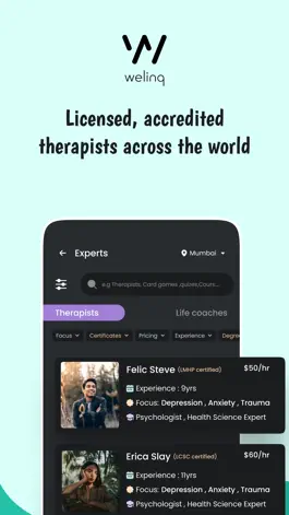 Game screenshot WeLinQ: Therapy And Counseling mod apk