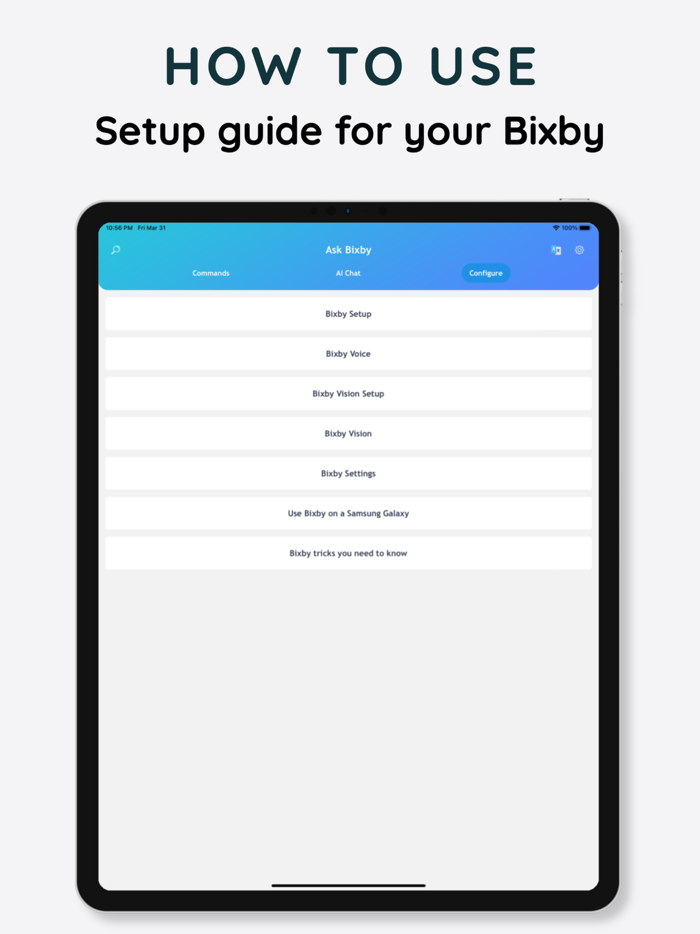 App for Bixby for Family Hub