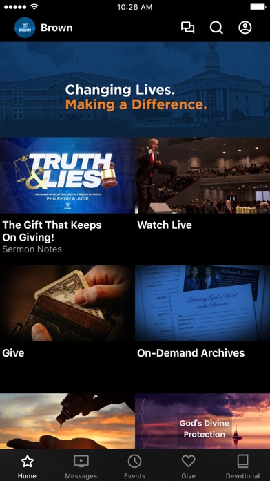 Brown Baptist Church Screenshot