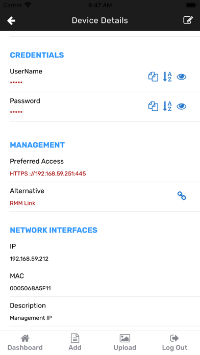 IT Portal Mobile Screenshot