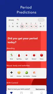 spot on period tracker iphone screenshot 1