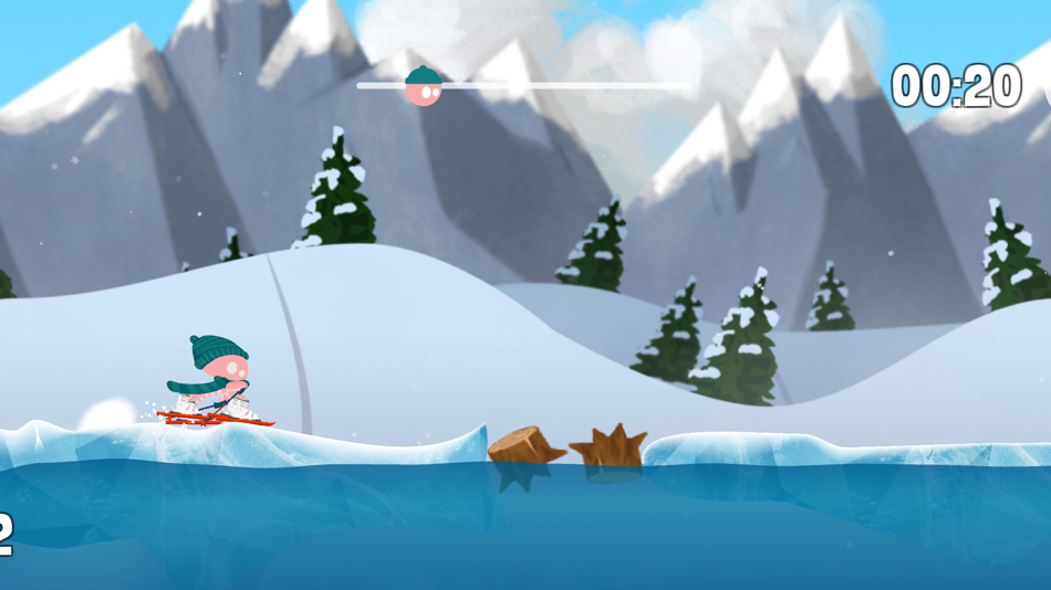 #7. Octopus Ski Adventure (iOS) Podle: Denis Kulakov