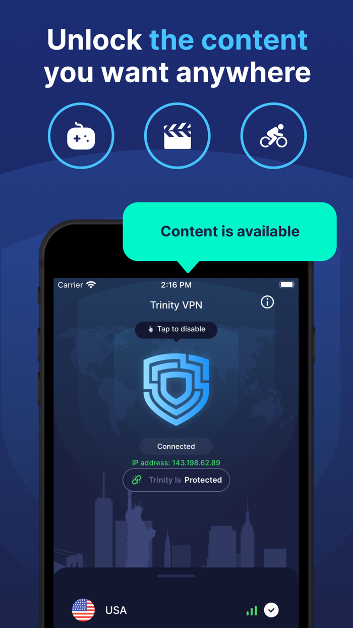 Trinity VPN - Fast and Unlimited