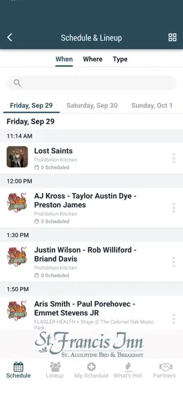 Game screenshot St Augustine Songwriters Fest apk