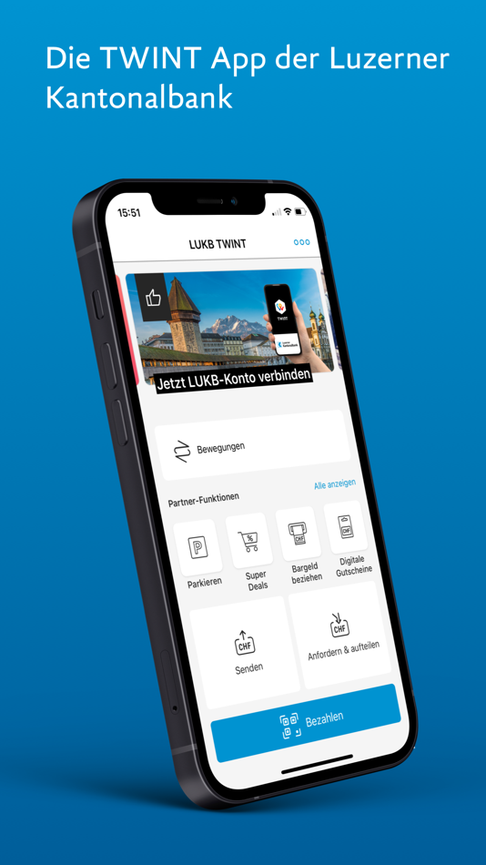 #1. LUKB TWINT (iOS) 由: Luzerner Kantonalbank