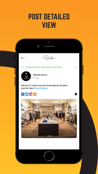 Rodeo - Social Media Scheduler Screenshot