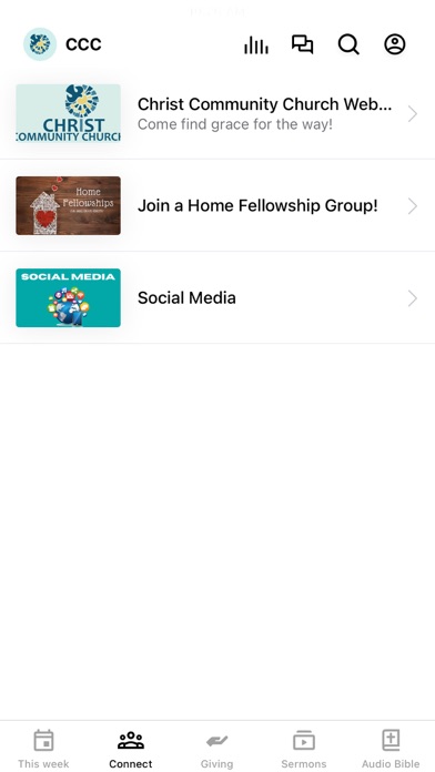 Christ Community Church DCI Screenshot