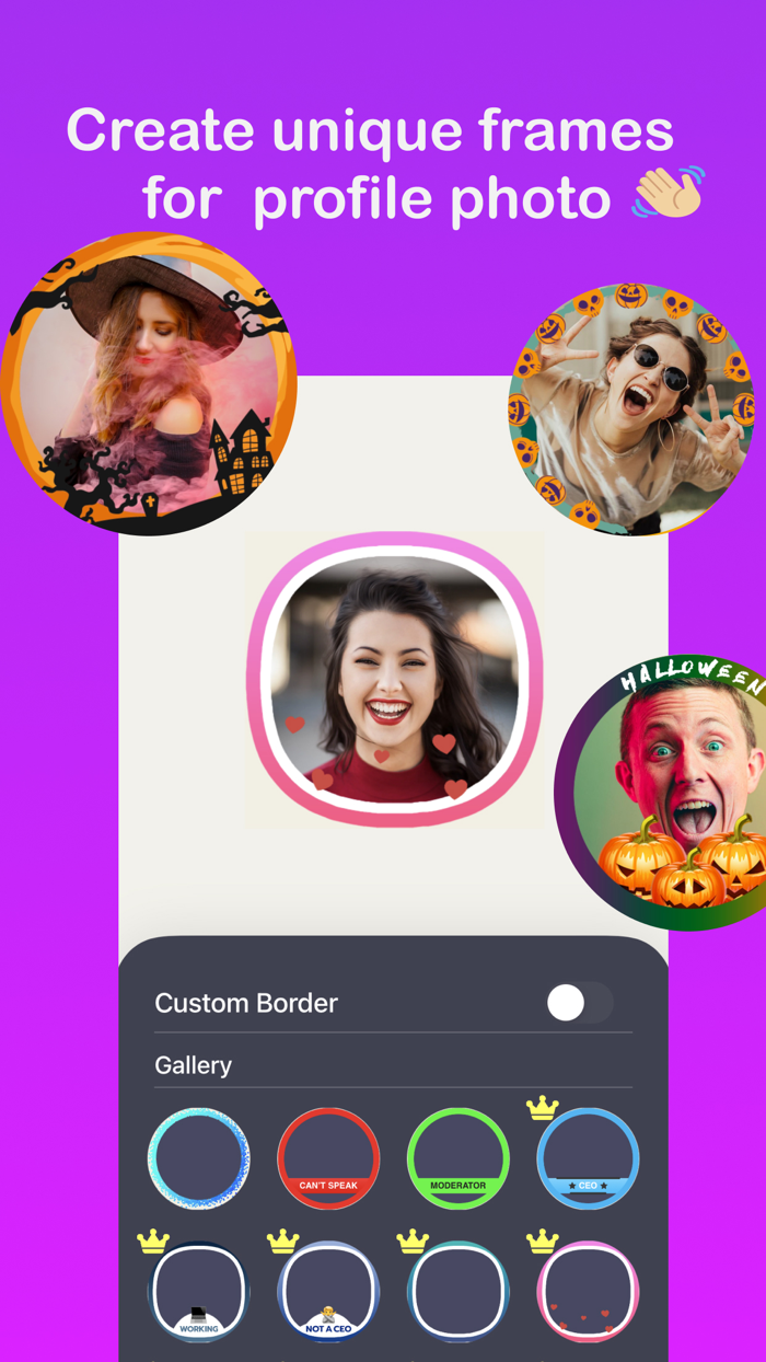 Profile Picture Border  Round