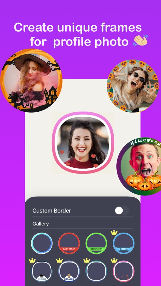 #3. Profile Picture Border : Round (iOS) بواسطة: Erhan Kiroglu