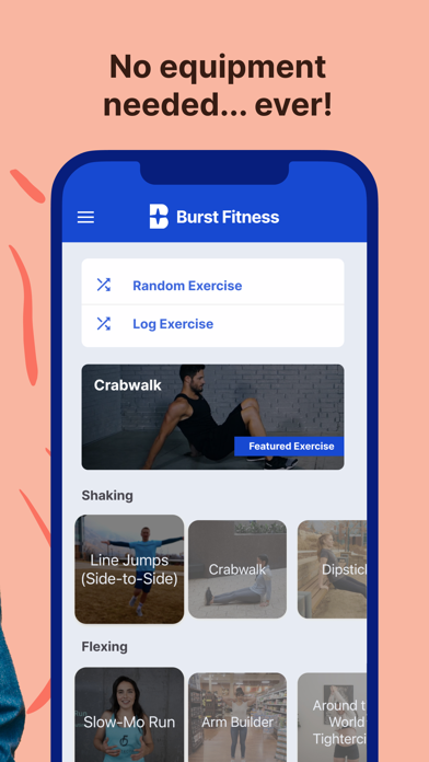 Burst Fitness Screenshot