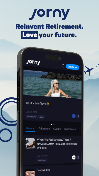 JORNY: Thrive after 55 Screenshot