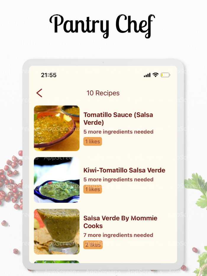 Pantry Chef - Recipe Finder