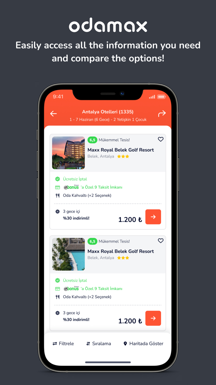 Odamax - Hotel Reservation