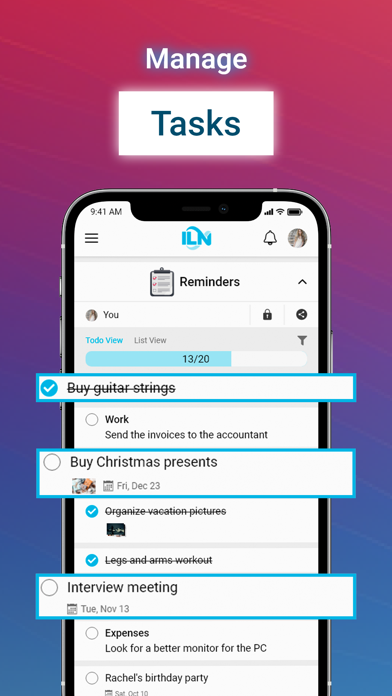 ILN - Your Life Organizer Screenshot