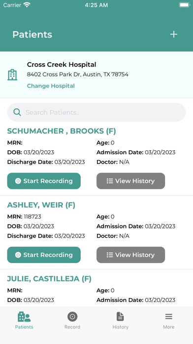 DocuSpeech : Health Screenshot
