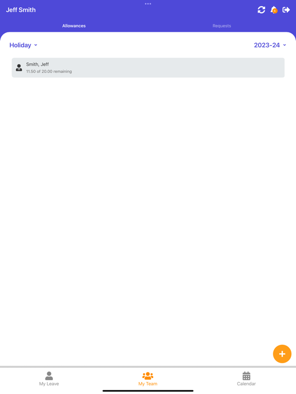 Screenshot #6 pour LW Employee Holiday Planner