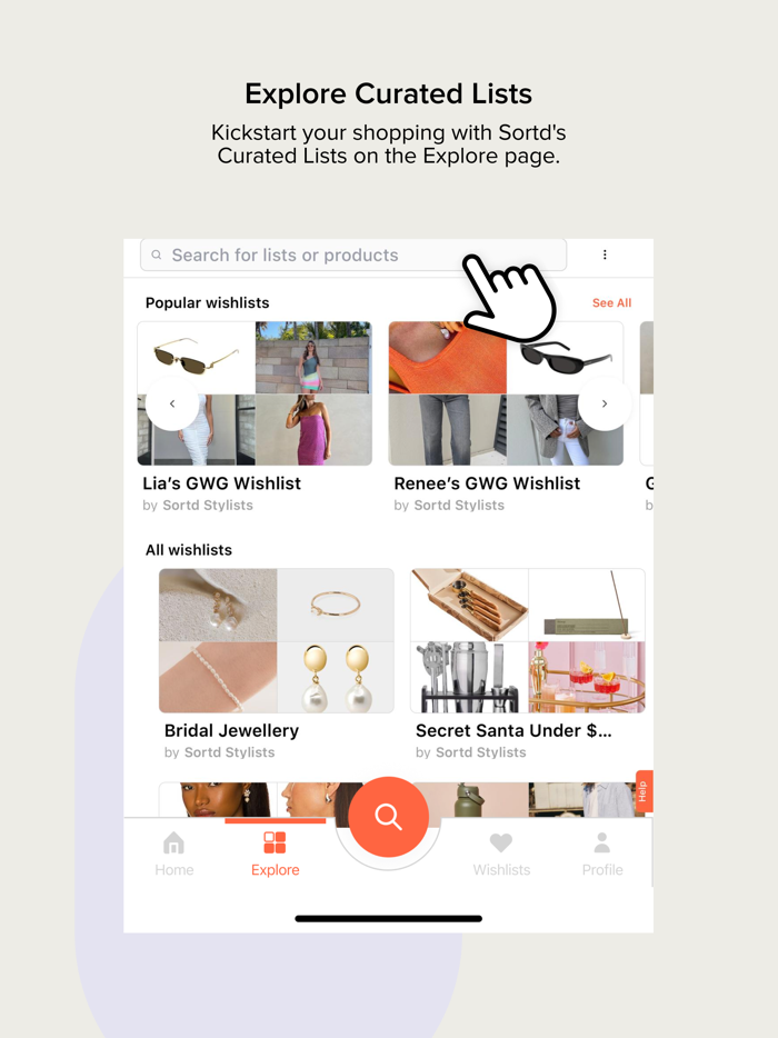 Sortd  Shopping Wishlist App