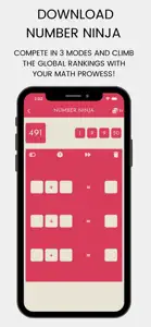 Number Ninja - Math Sensei screenshot #3 for iPhone