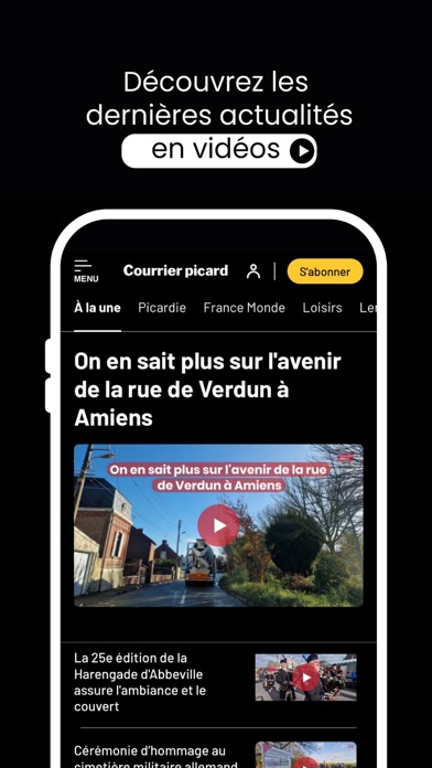 Courrier picard : Actu & vidéo Screenshot