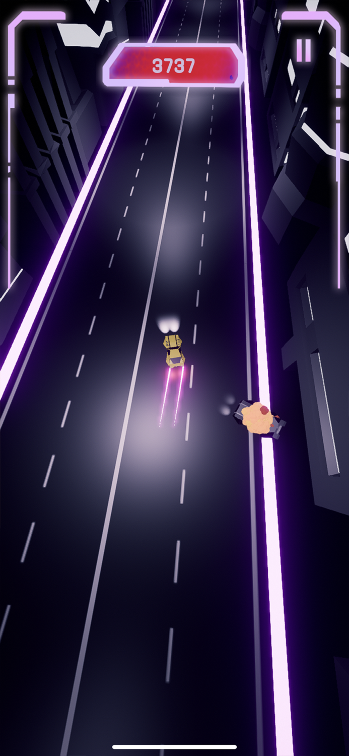 Neon Heist Cyber Drive chase