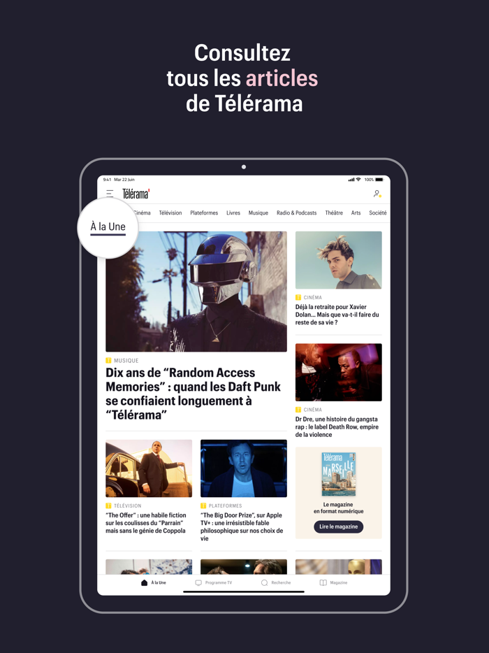 Télérama  culture tv cinéma