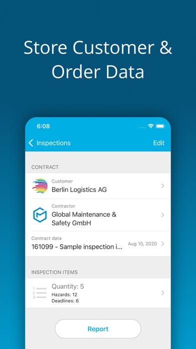 Safety Inspection OSH DGUV Screenshot