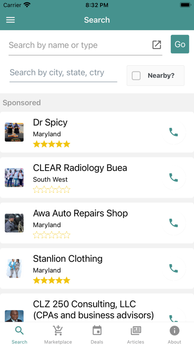 Iwing Marketplace Screenshot