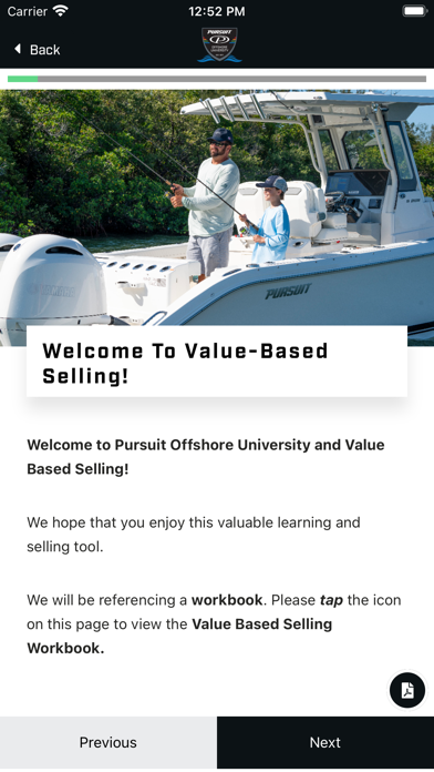 Pursuit Offshore University Screenshot