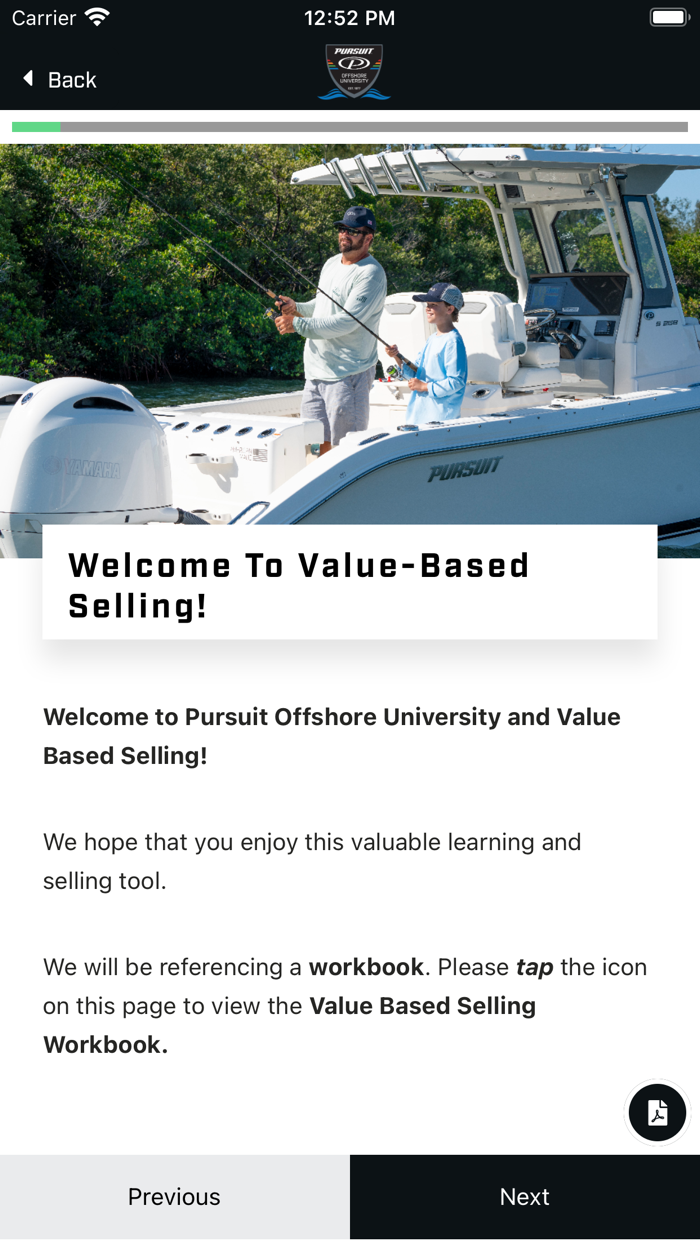 Pursuit Offshore University