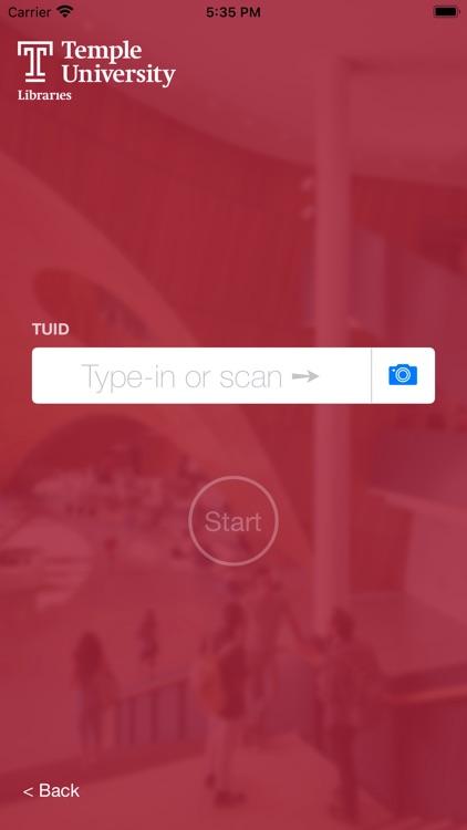 Temple Libraries Self-Checkout