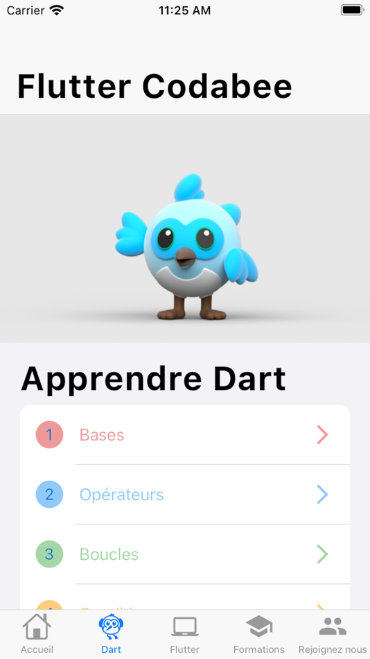 #2. Flutter Codabee (iOS) By: matthieu passerel