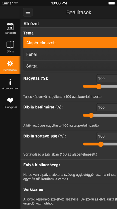 Útjelző Screenshot