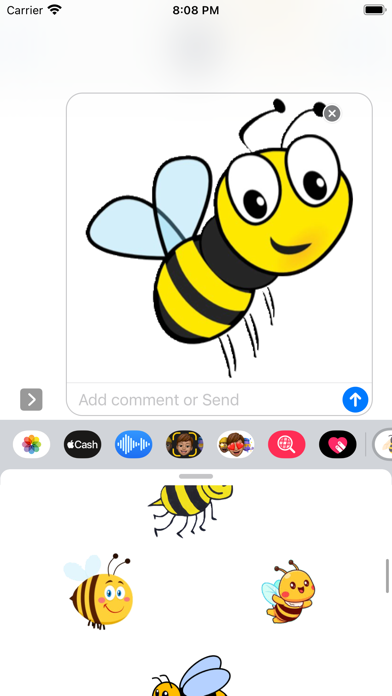 Bee Stickers Screenshot