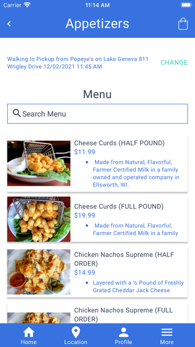 Popeye's Lake Geneva Screenshot