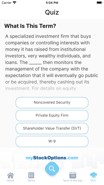 Stock Compensation Glossary screenshot-4