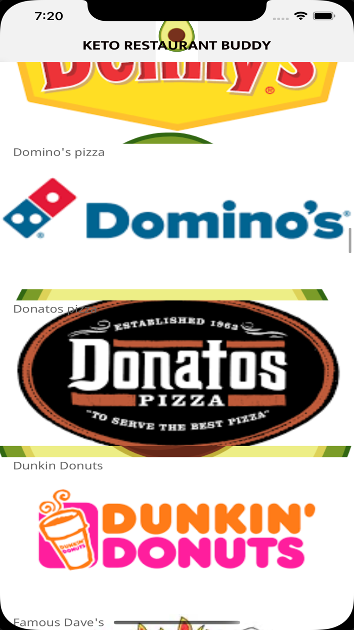 Keto Restaurant Buddy