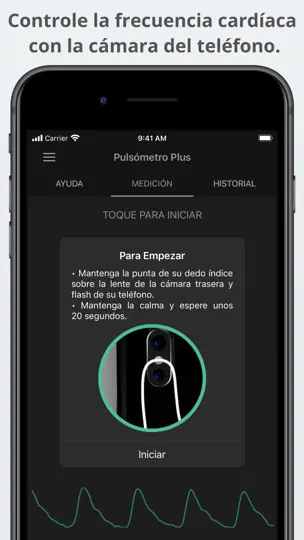 Captura de pantalla de Pulsómetro Plus en iPhone 1