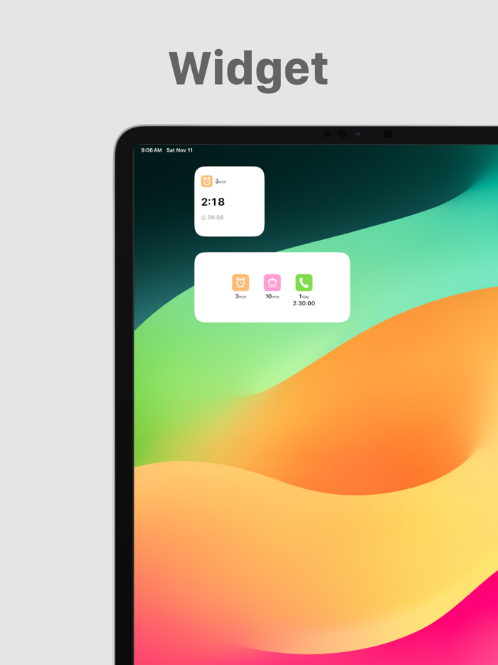 Usual Timer for Widget