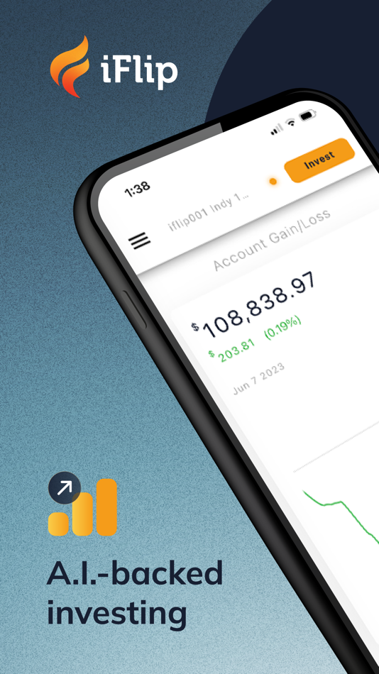 #1. iFlip: Automated AI Investing (iOS) 由: Flip Investors