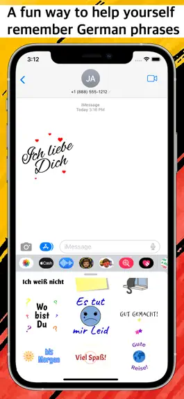 Game screenshot German to English Stickers apk