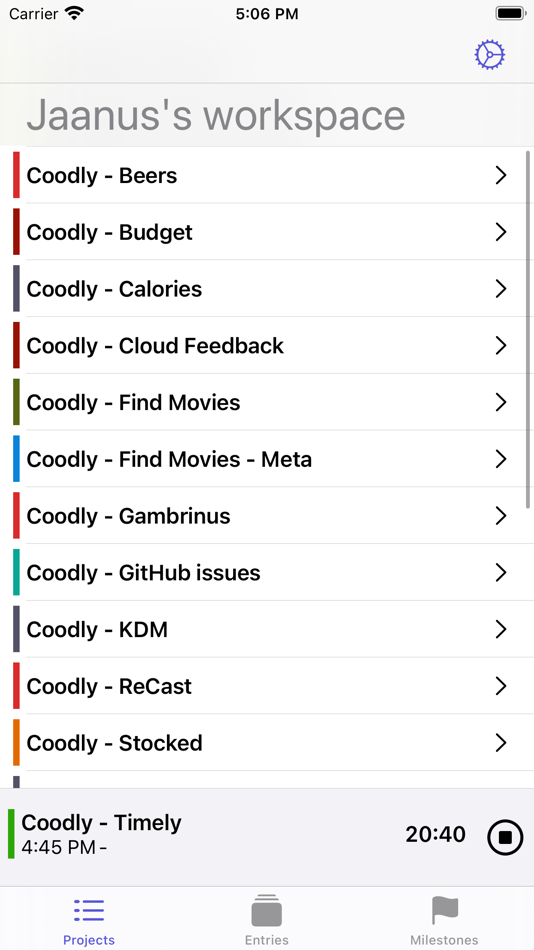 #1. YATTA - time tracking on Toggl (macOS) 由: Coodly LLC